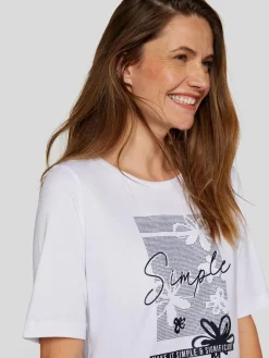 RABE Shirts & Tops*Damen T-Shirt weiß uni