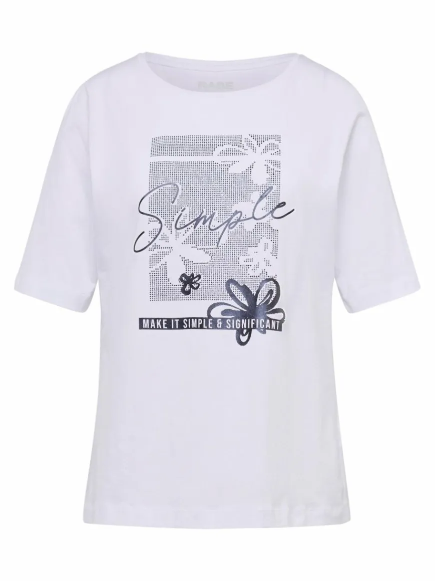 RABE Shirts & Tops*Damen T-Shirt weiß uni