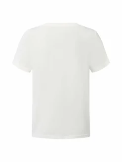 Fynch-Hatton Shirts & Tops*Damen T-Shirt ecru uni