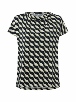 Betty Barclay Shirts & Tops*Damen T-Shirt marine lind gemustert
