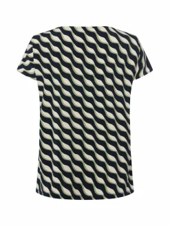 Betty Barclay Shirts & Tops*Damen T-Shirt marine lind gemustert