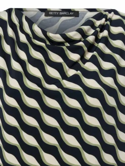 Betty Barclay Shirts & Tops*Damen T-Shirt marine lind gemustert