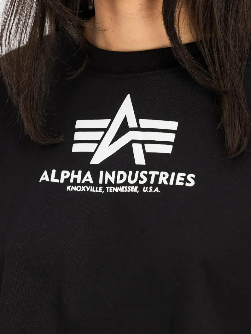 Alpha Industries Shirts & Tops*Damen T-Shirt schwarz bedruckt
