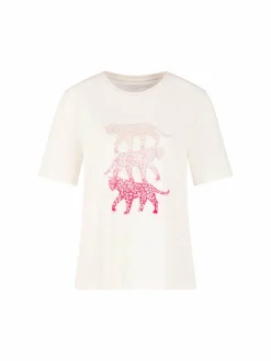 Marc Cain Shirts & Tops*Damen T-Shirt weiß bedruckt