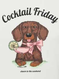 zero Shirts & Tops*Damen T-Shirt ecru braun bedruckt