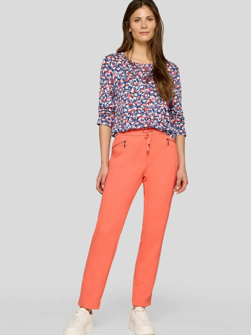 RABE Shirts & Tops*Damen T-Shirt blau gemustert