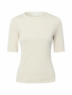 s.Oliver Shirts & Tops*Damen T-Shirt sand meliert