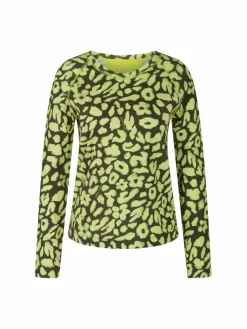 Marc Cain Shirts & Tops*Damen T-Shirt gelb gemustert