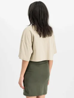 Alpha Industries Shirts & Tops*Damen T-Shirt beige uni