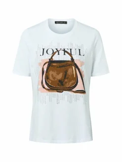 Betty Barclay Shirts & Tops*Damen T-Shirt weiß braun bedruckt