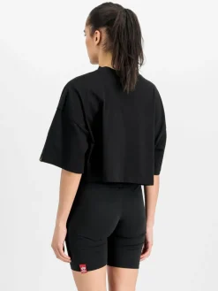 Alpha Industries Shirts & Tops*Damen T-Shirt schwarz uni