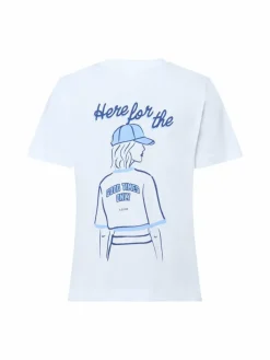 s.Oliver Shirts & Tops*Damen T-Shirt weiß bedruckt