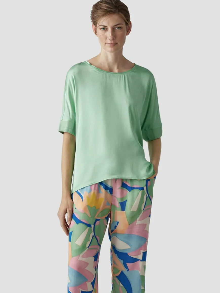 LCMT Shirts & Tops*Damen T-Shirt grün uni