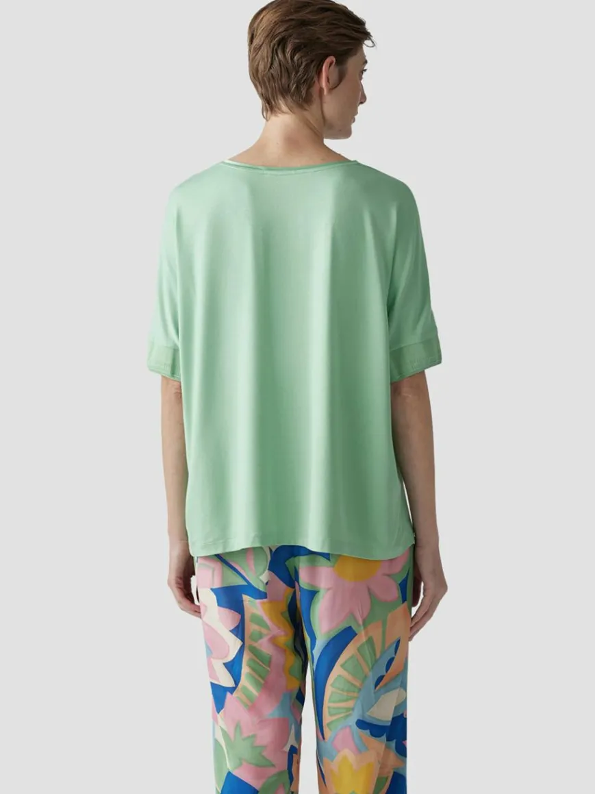 LCMT Shirts & Tops*Damen T-Shirt grün uni