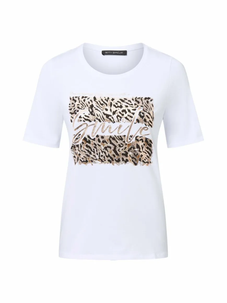 Betty Barclay Shirts & Tops*Damen T-Shirt weiß bedruckt