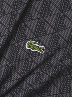 Lacoste Shirts & Tops*Damen T-Shirt anthrazit schwarz gemustert