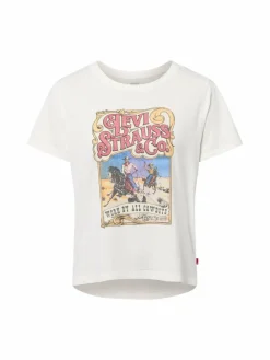 Levi's Shirts & Tops*Damen T-Shirt ecru bedruckt