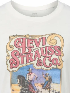 Levi's Shirts & Tops*Damen T-Shirt ecru bedruckt