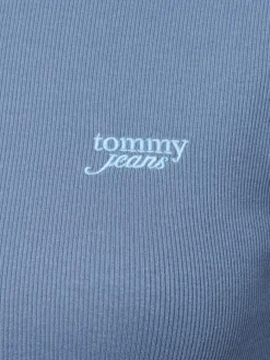 Tommy Jeans Shirts & Tops*Damen T-Shirt blau uni