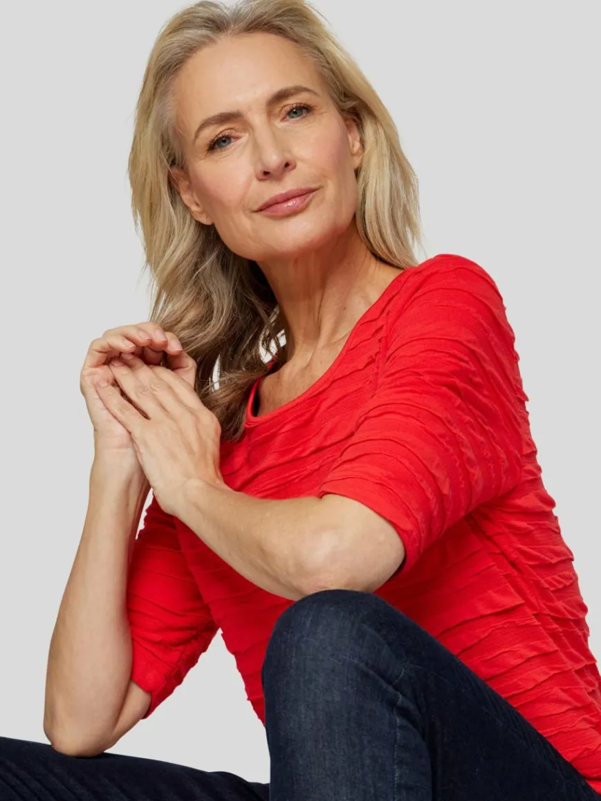 RABE Shirts & Tops*Damen T-Shirt rot uni