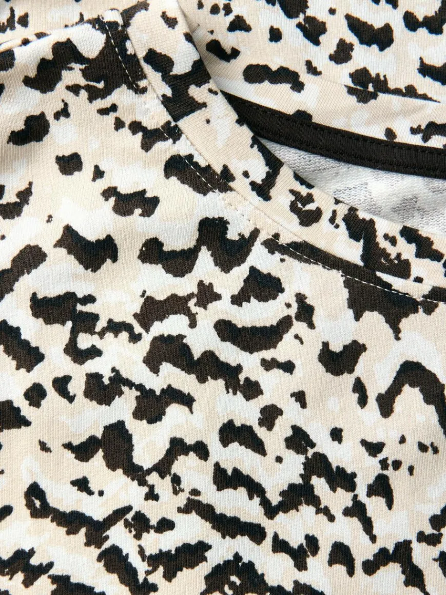 Street One Shirts & Tops*Damen T-Shirt beige schoko gemustert