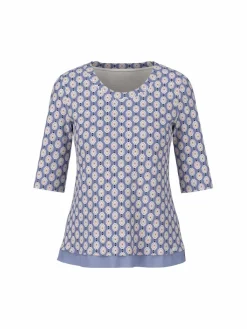 Marc Cain Shirts & Tops*Damen T-Shirt lila bedruckt