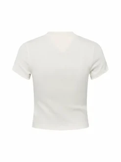 Tommy Jeans Shirts & Tops*Damen T-Shirt ecru uni