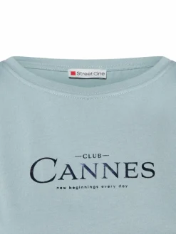 Street One Shirts & Tops*Damen T-Shirt aqua uni