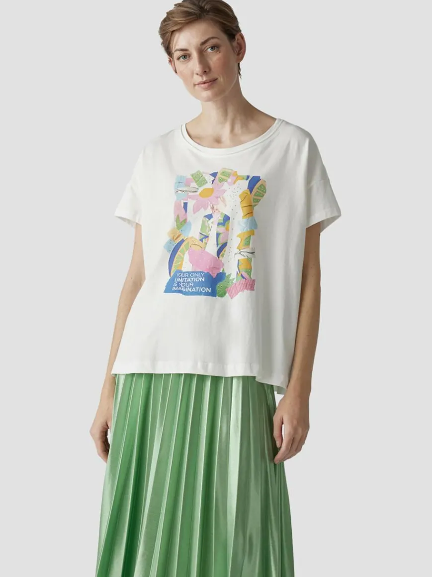 LCMT Shirts & Tops*Damen T-Shirt beige uni