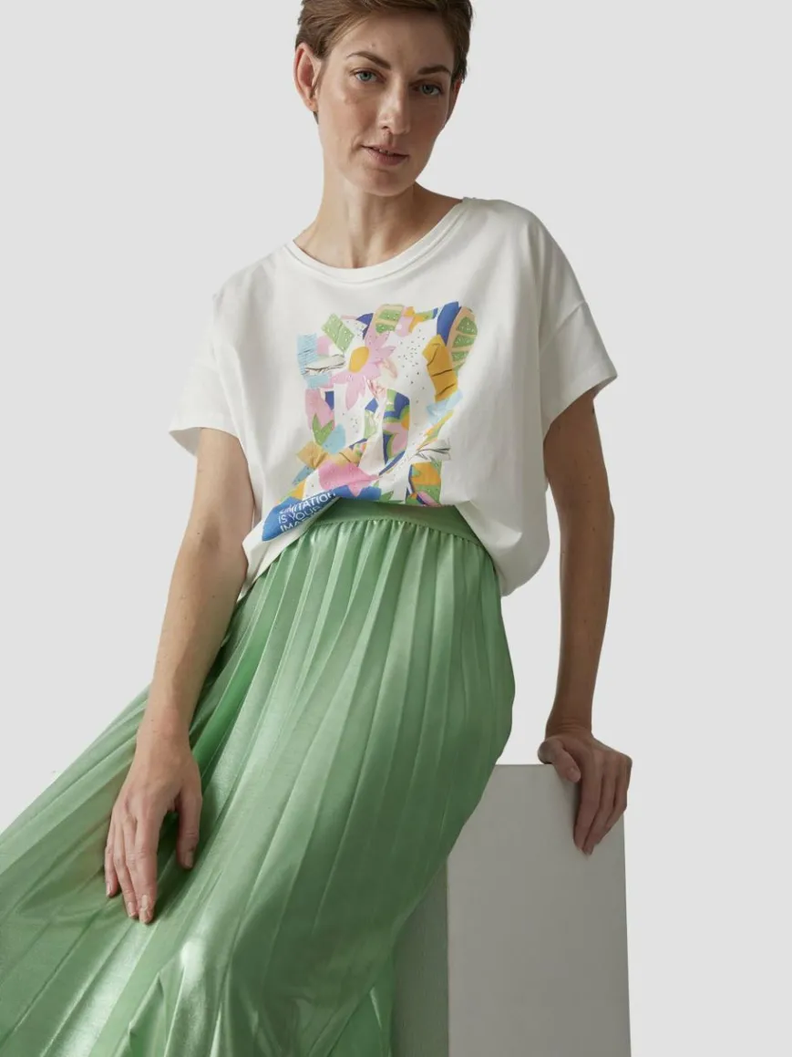 LCMT Shirts & Tops*Damen T-Shirt beige uni