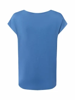 More & More Shirts & Tops*Damen T-Shirt blau uni