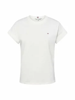 Tommy Hilfiger Shirts & Tops*Damen T-Shirt ecru uni