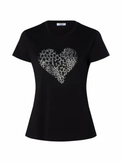 Liu Jo Collection Shirts & Tops*Damen T-Shirt schwarz uni
