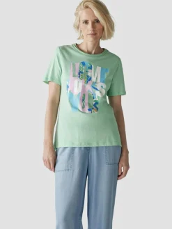 LCMT Shirts & Tops*Damen T-Shirt grün uni