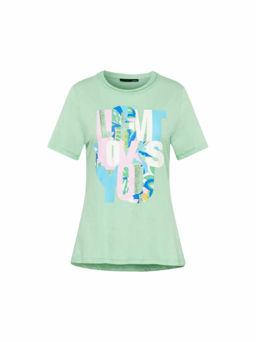 LCMT Shirts & Tops*Damen T-Shirt grün uni
