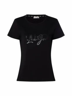 Liu Jo Collection Shirts & Tops*Damen T-Shirt schwarz uni