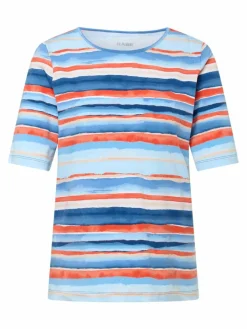 RABE Shirts & Tops*Damen T-Shirt orange gemustert