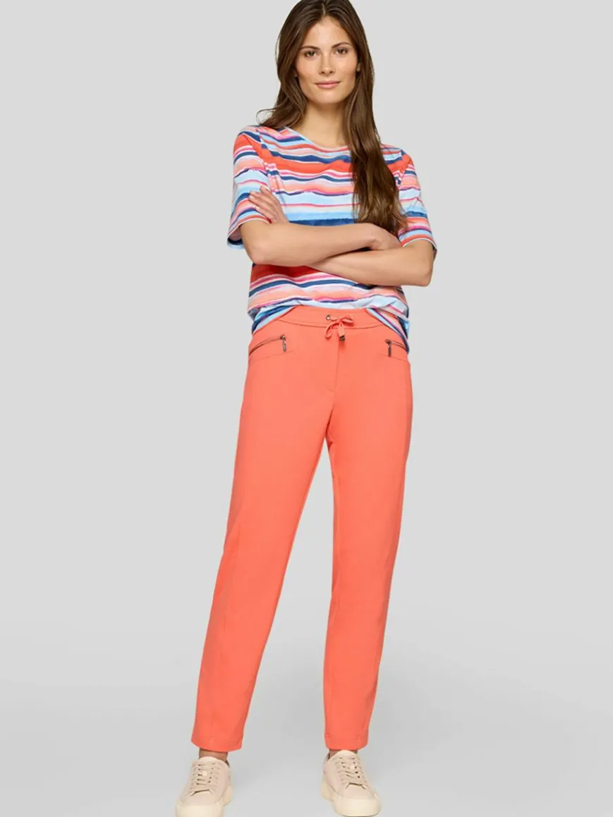 RABE Shirts & Tops*Damen T-Shirt blau gemustert