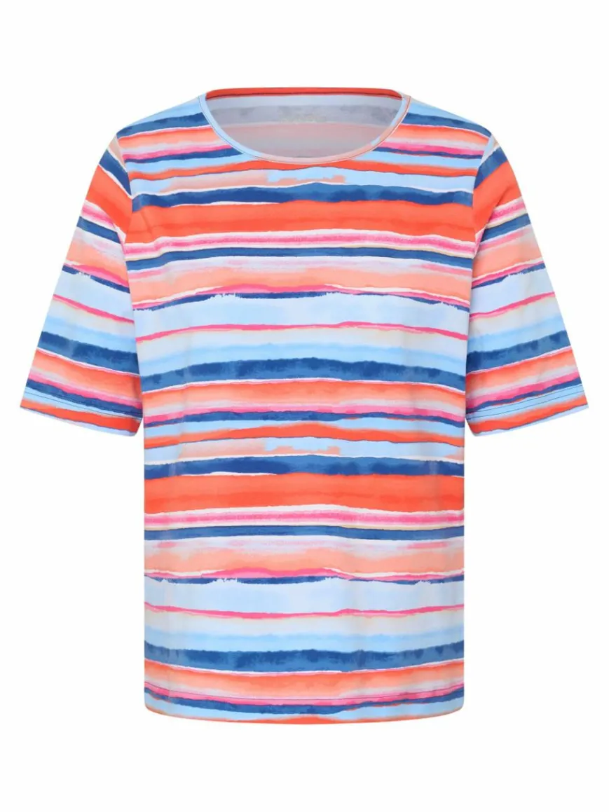 RABE Shirts & Tops*Damen T-Shirt blau gemustert