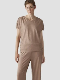 LCMT Shirts & Tops*Damen T-Shirt braun uni