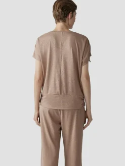 LCMT Shirts & Tops*Damen T-Shirt braun uni