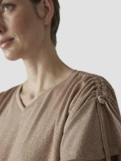 LCMT Shirts & Tops*Damen T-Shirt braun uni