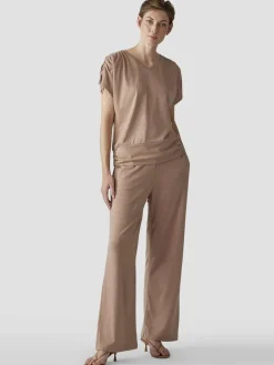 LCMT Shirts & Tops*Damen T-Shirt braun uni