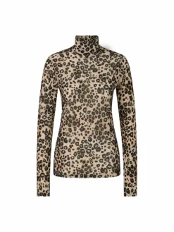 Marc Cain Shirts & Tops*Damen T-Shirt beige bedruckt