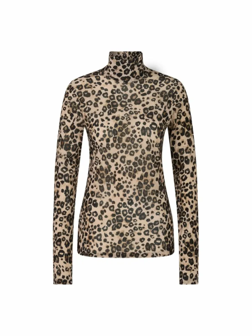 Marc Cain Shirts & Tops*Damen T-Shirt beige bedruckt