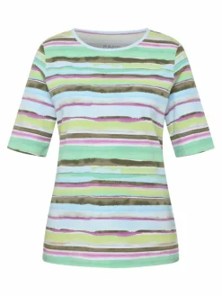RABE Shirts & Tops*Damen T-Shirt grün gemustert