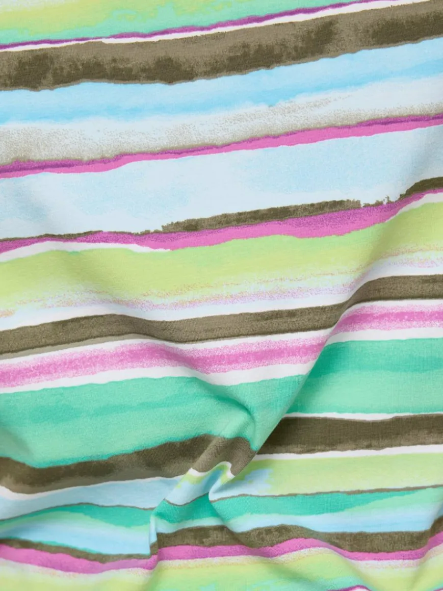 RABE Shirts & Tops*Damen T-Shirt grün gemustert