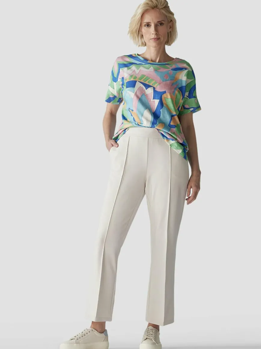 LCMT Shirts & Tops*Damen T-Shirt grün gemustert