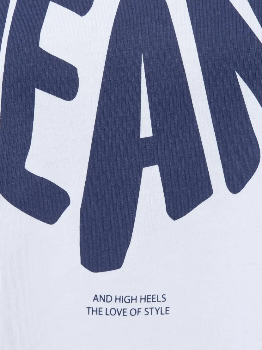 Rich & Royal Shirts & Tops*Damen T-Shirt weiß bedruckt