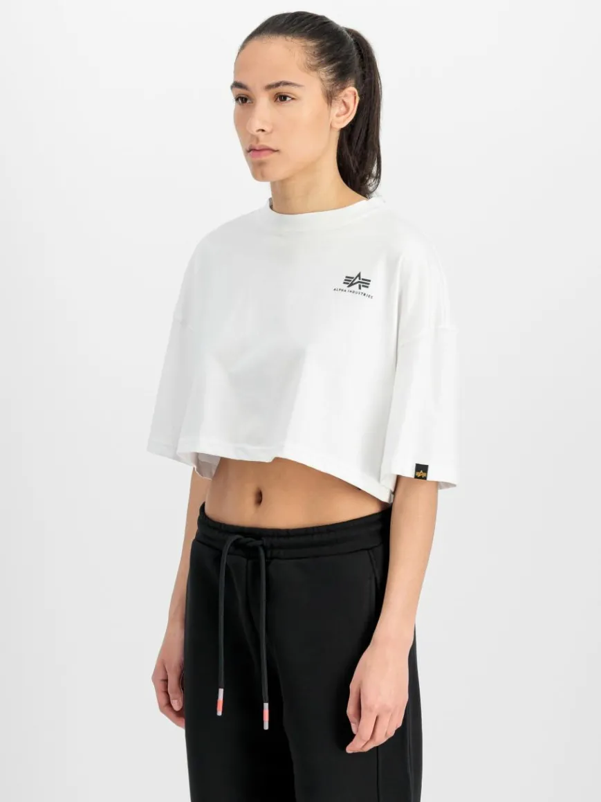 Alpha Industries Shirts & Tops*Damen T-Shirt weiß uni